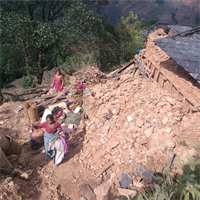 Help rebuild the village Khalte in Nepal
